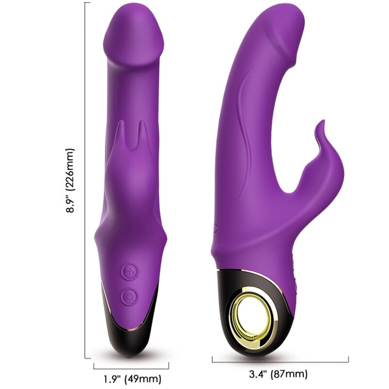 Armony Meteor Rabbit Vibrator Lila – Rotator, 18 Vibrationsmodi, wasserdicht für intensive Stimulation und Self-Love