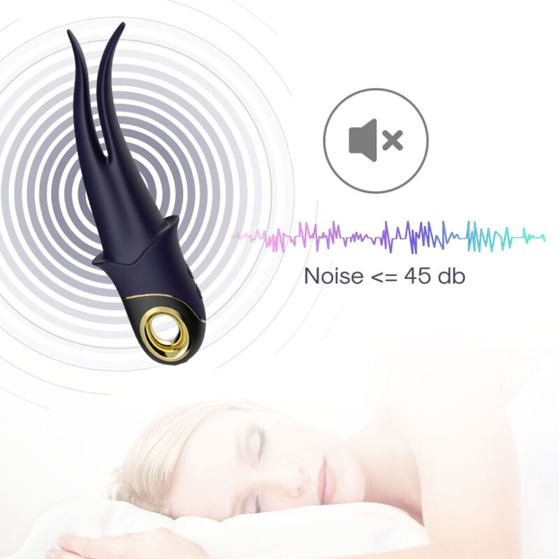 ARMONY - SHADOW VIBRATOR DOPPELKOPF TEASING BLAU – Vibrator Bild 9