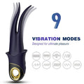 ARMONY - SHADOW VIBRATOR DOPPELKOPF TEASING BLAU – Vibrator Bild 1