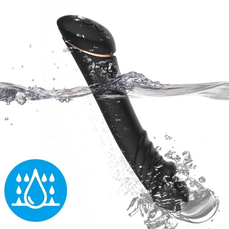ARMONY - DILDO VIBRATOR SILIKON SCHWARZ Dildo diskret online kaufen