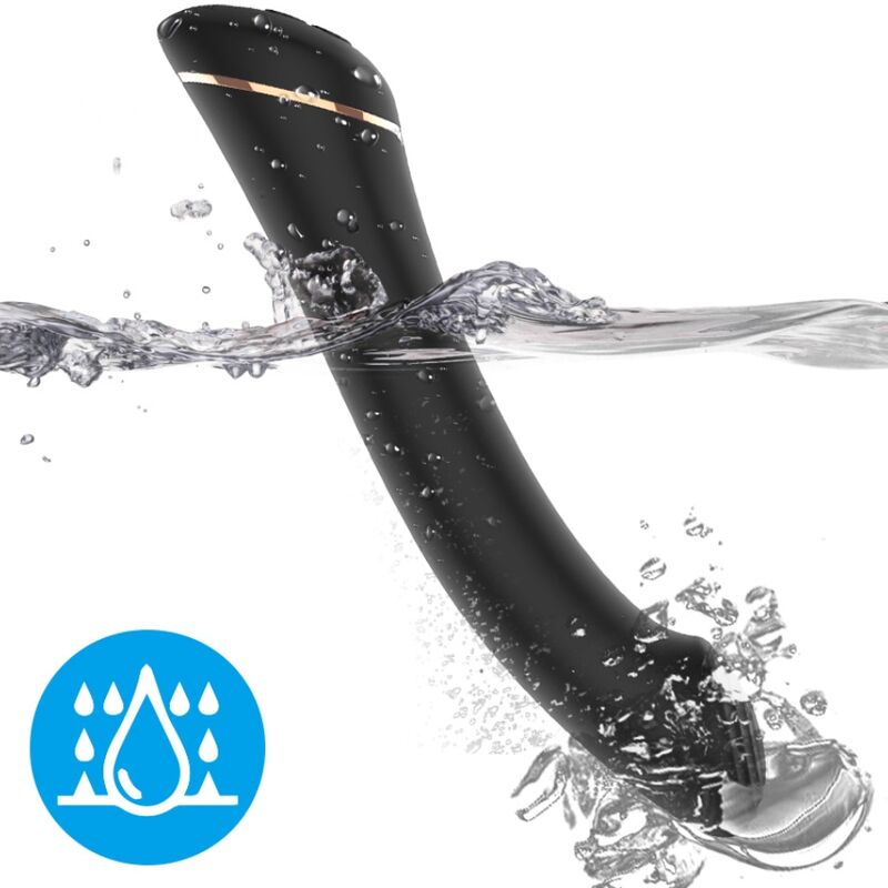 ARMONY - VIBRATOR FALTKOPF SILIKON SCHWARZ Produktansicht und Details