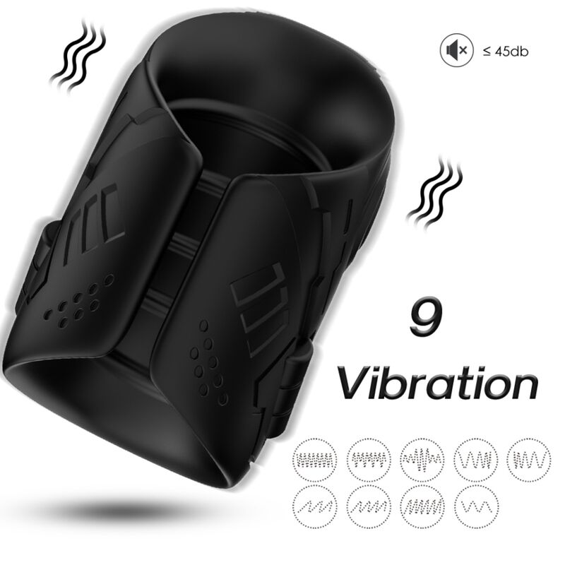 ARMONY - MASTURBATOR & VIBRATOR SCHWARZ Produktansicht und Details