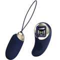 PRETTY LOVE - MINA VIBRIERENDES EI MIT FERNBEDIENUNG BLAU – Vibrator Bild 1