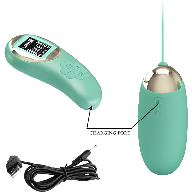 PRETTY LOVE - GRÜNE FERNBEDIENUNG, VIBRIERENDE EIERMINE – Vibrator Bild 9