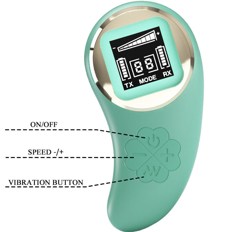 PRETTY LOVE - GRÜNE FERNBEDIENUNG, VIBRIERENDE EIERMINE – Vibrator Bild 7