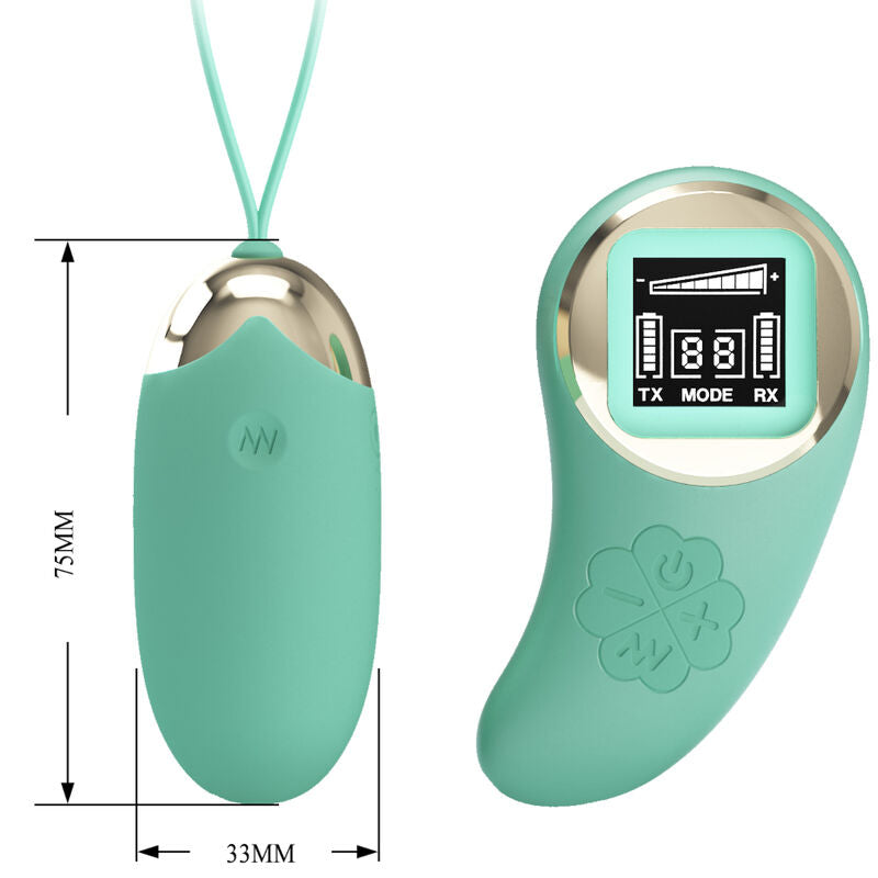 PRETTY LOVE - GRÜNE FERNBEDIENUNG, VIBRIERENDE EIERMINE – Vibrator Bild 6