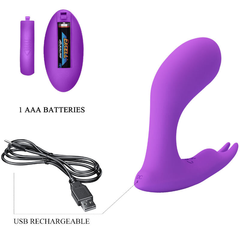PRETTY LOVE - IDABELLE VIBRATION & PULSATION FERNBEDIENUNG VIOLETT – Erotik-Zubehör Bild 10