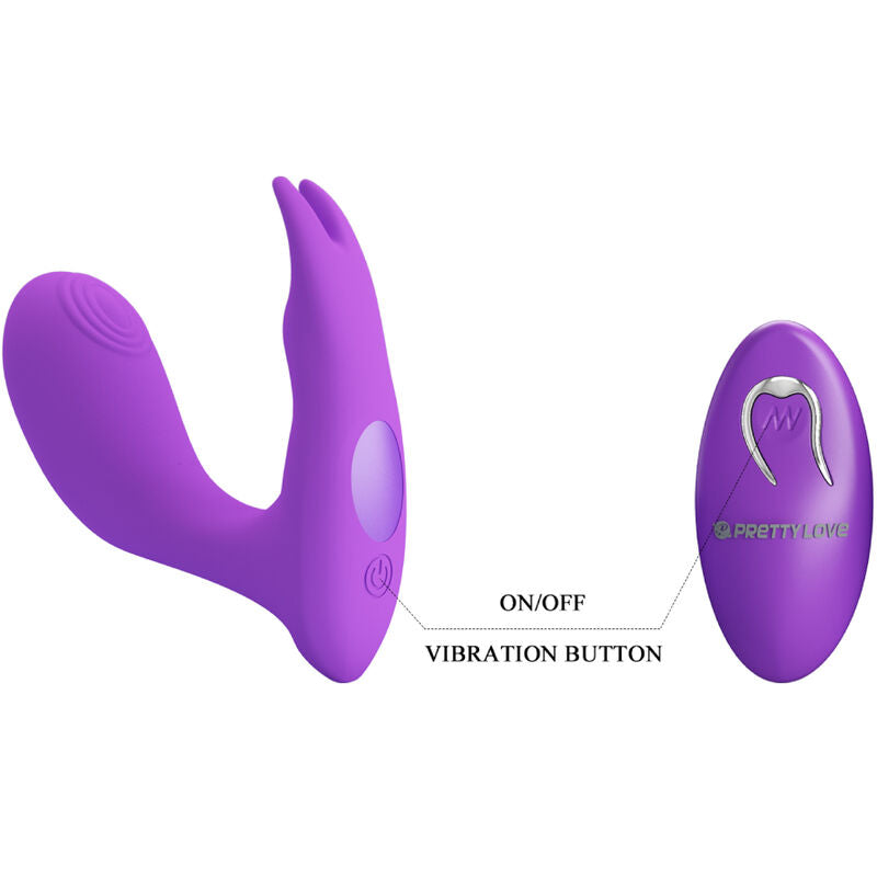 PRETTY LOVE - IDABELLE VIBRATION & PULSATION FERNBEDIENUNG VIOLETT – Erotik-Zubehör Bild 11