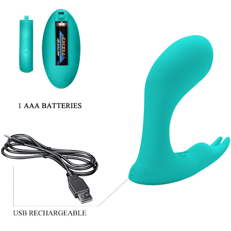PRETTY LOVE - IDABELLE VIBRATION & PULSATION FERNBEDIENUNG BLAU – Erotik-Zubehör Bild 9