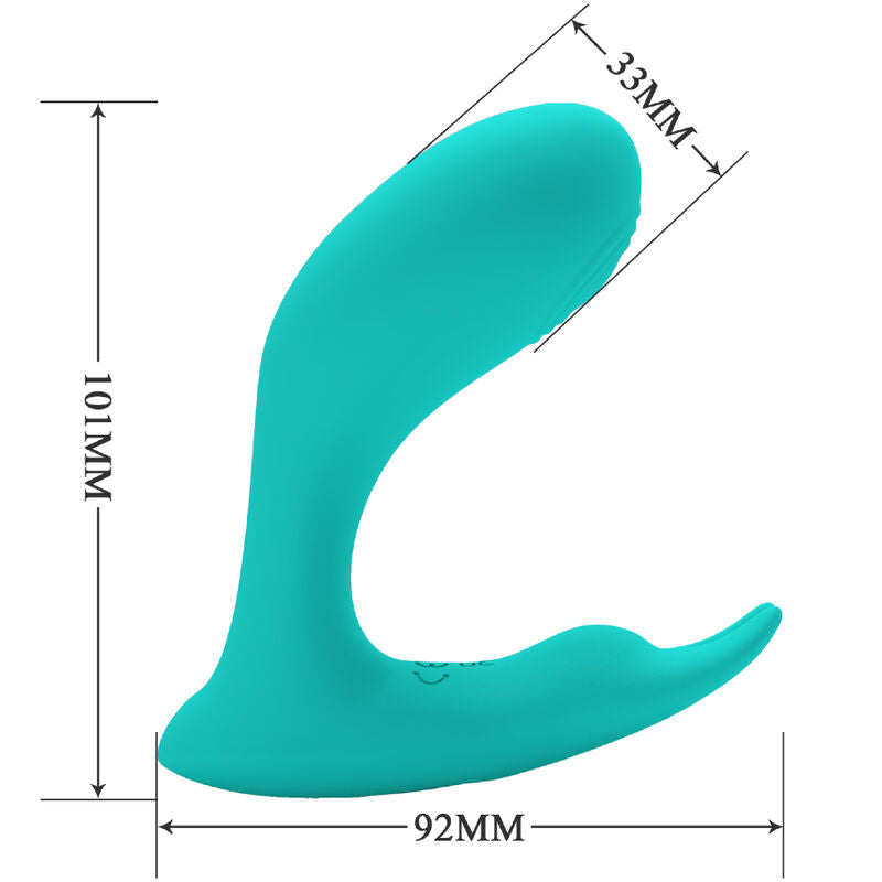 PRETTY LOVE - IDABELLE VIBRATION & PULSATION FERNBEDIENUNG BLAU – Erotik-Zubehör Bild 7