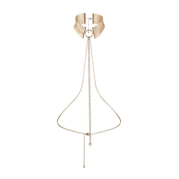 BIJOUX - DÉSIR MÉTALLIQUE GOLDENE METALLIC-HALSKETTE – Erotik-Schmuck Bild 1