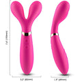 ARMONY Y-Wand Massager & Vibrator Fuchsia | Doppelkopf & 18 Modi Vibratorstab diskret online kaufen