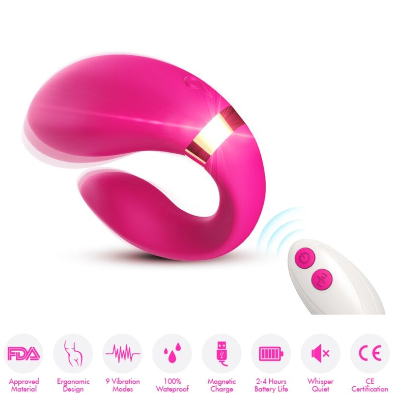 ARMONY - VIBRATOR FÜR PAARE MIT FERNBEDIENUNG FUCHSIA Vibrator diskret online kaufen