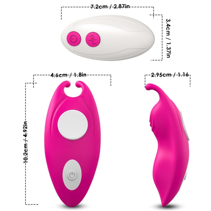 ARMONY - HONEYBEE TRAGBARES HÖSCHEN VIBRATOR G-SPOT FERNBEDIENUNG FUCHSIA – Vibrator Bild 7