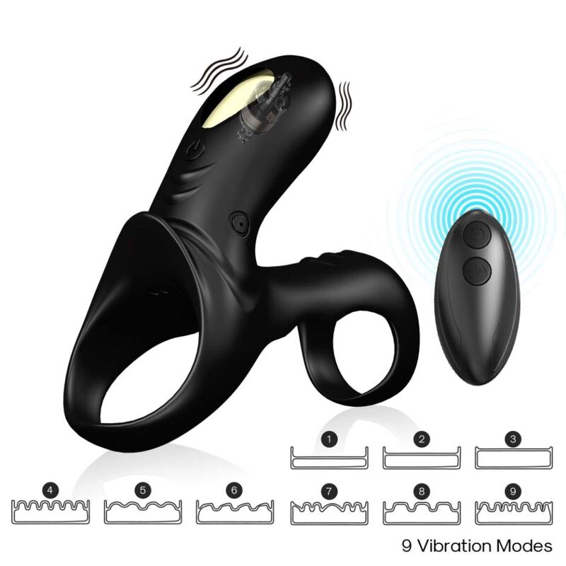 ARMONY - RANGER DOPPELVIBRATORRING FÜR PAARE SCHWARZ Vibrator diskret online kaufen