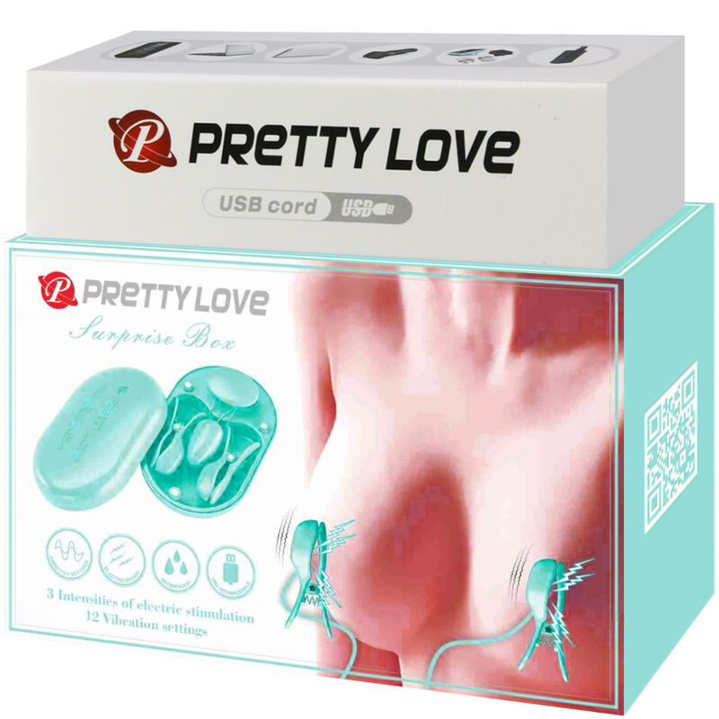 PRETTY LOVE - SURPRISE BOX BLAUE ELEKTROSTIMULATIONSPINZETTE – Set Bild 16