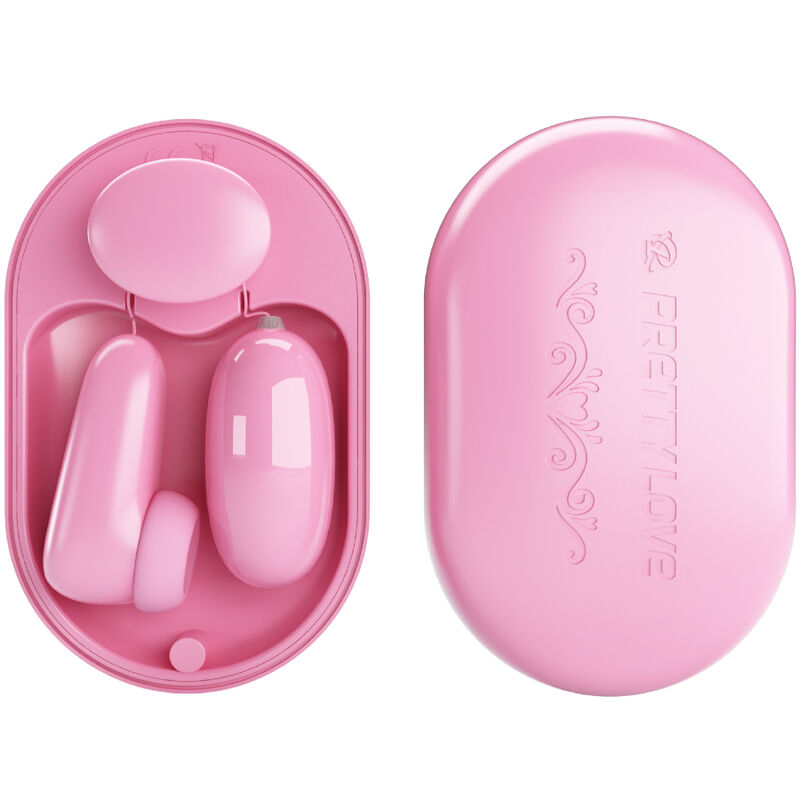 PRETTY LOVE - MAGIC BOX VIBRATIONSKUGEL & ROSA STIMULATOR – Set Bild 3