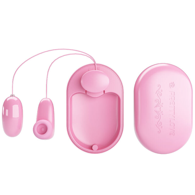 PRETTY LOVE - MAGIC BOX VIBRATIONSKUGEL & ROSA STIMULATOR – Set Bild 1