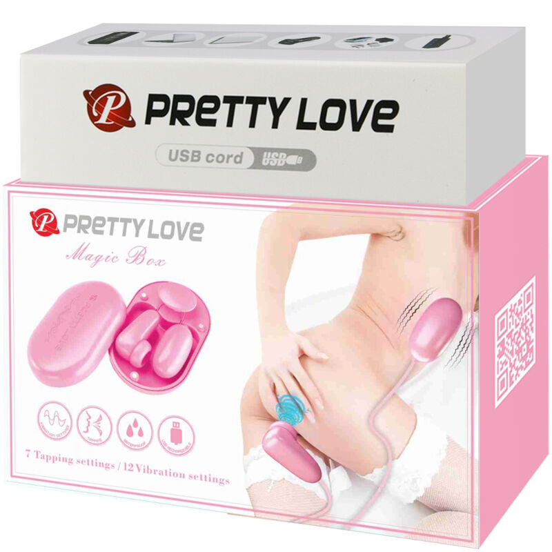 PRETTY LOVE - MAGIC BOX VIBRATIONSKUGEL & ROSA STIMULATOR – Set Bild 15