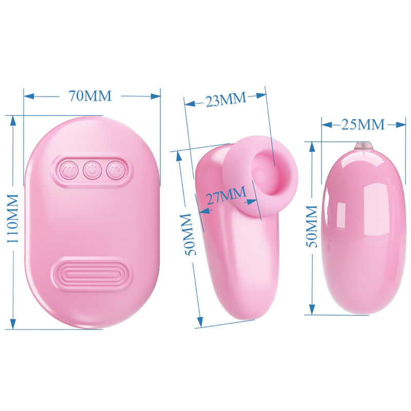 PRETTY LOVE - MAGIC BOX VIBRATIONSKUGEL & ROSA STIMULATOR – Set Bild 9