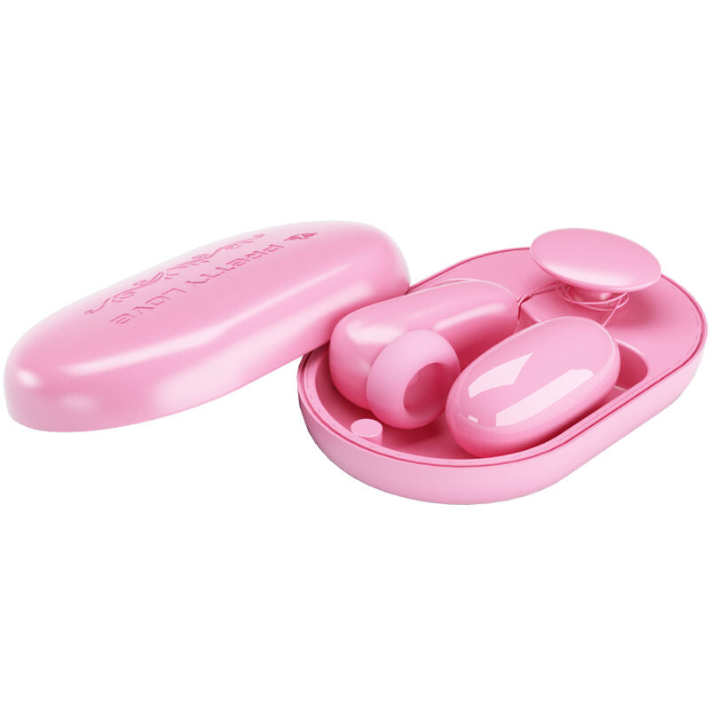 PRETTY LOVE - MAGIC BOX VIBRATIONSKUGEL & ROSA STIMULATOR – Set Bild 7