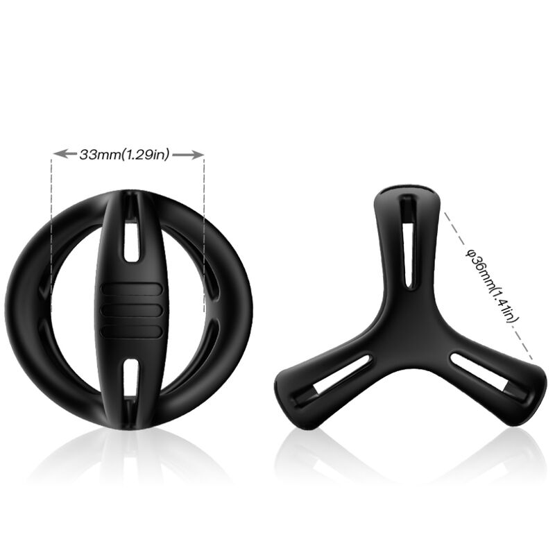 ARMONY - X-RING MULTIPOSITION SCHWARZ – Erotik-Zubehör Bild 4
