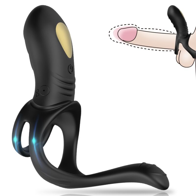 ARMONY - JOY JUMPER RINGVIBRATOR FÜR PAARE & ANALPLUG SCHWARZ Analplug diskret online kaufen