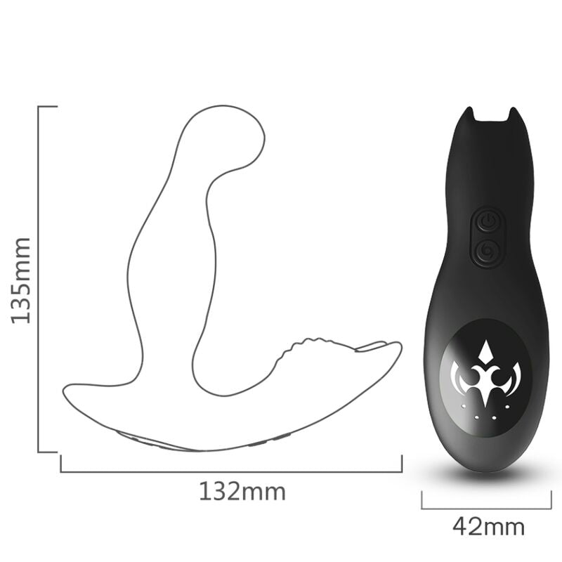 ARMONY - BAT KING VIBRATOR ANAL PROSTATA ROTATOR FERNBEDIENUNG SCHWARZ bei Secret Pulse im Erotikshop