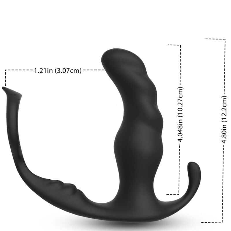 ARMONY - KNIGHT VIBRATOR ANAL PROSTATA & RING FERNBEDIENUNG SCHWARZ für sinnliche und diskrete Momente