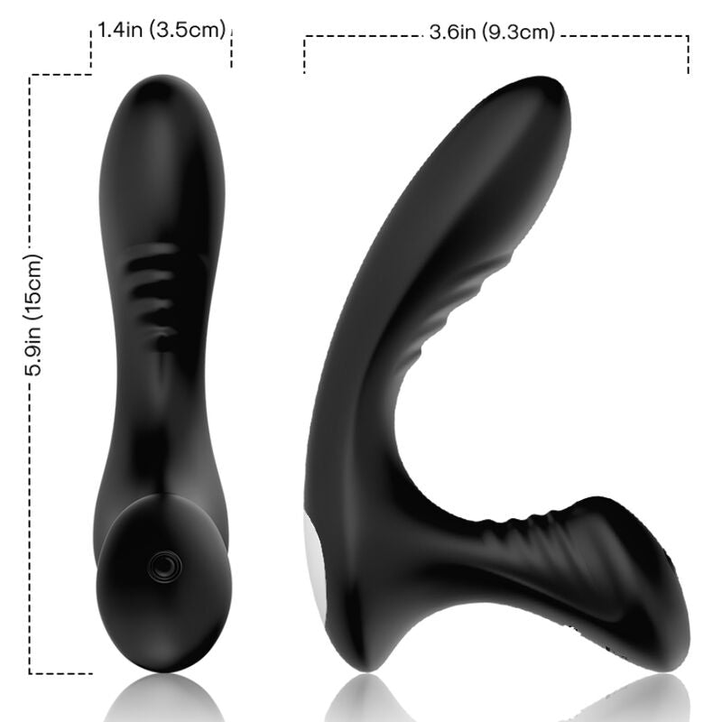ARMONY - STORM VIBRATOR ANAL PROSTATA & STECKER FERNBEDIENUNG SCHWARZ für sinnliche und diskrete Momente