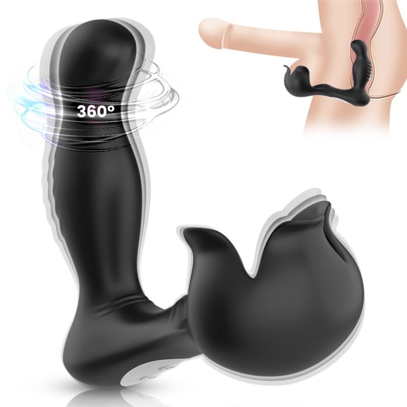 ARMONY - SURROUND VIBRATOR ANAL & STIMULATOR HODEN FERNBEDIENUNG SCHWARZ bei Secret Pulse im Erotikshop