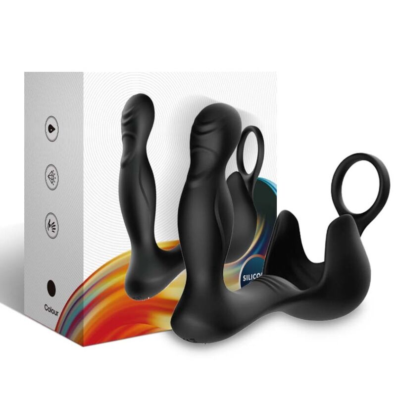 ARMONY - SURROUND VIBRATOR ANAL & STIMULATOR HODEN & RING FERNBEDIENUNG SCHWARZ hochwertiges Intimtoy