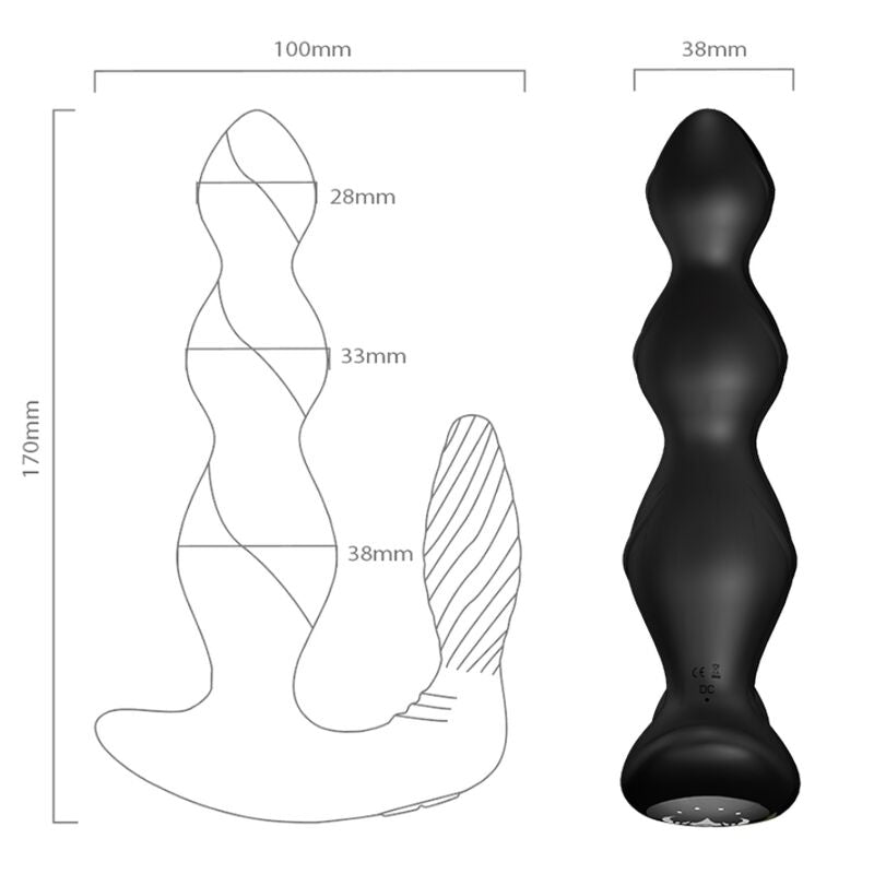ARMONY - MANFUN VIBRATOR & STIMULATOR ANAL PLUG FERNBEDIENUNG SCHWARZ bei Secret Pulse im Erotikshop
