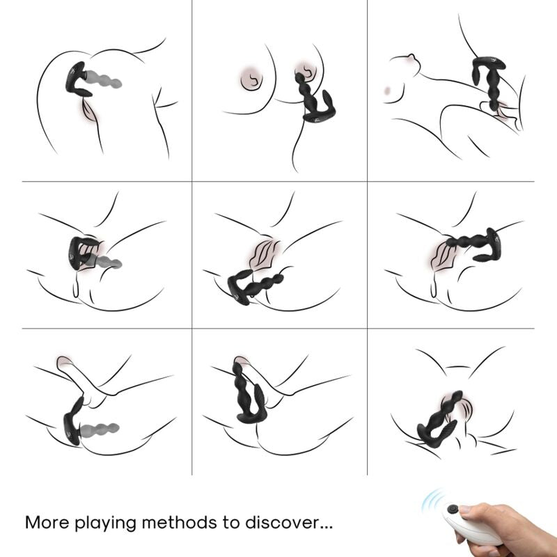 ARMONY - MANFUN VIBRATOR & STIMULATOR ANAL PLUG FERNBEDIENUNG SCHWARZ bei Secret Pulse im Erotikshop