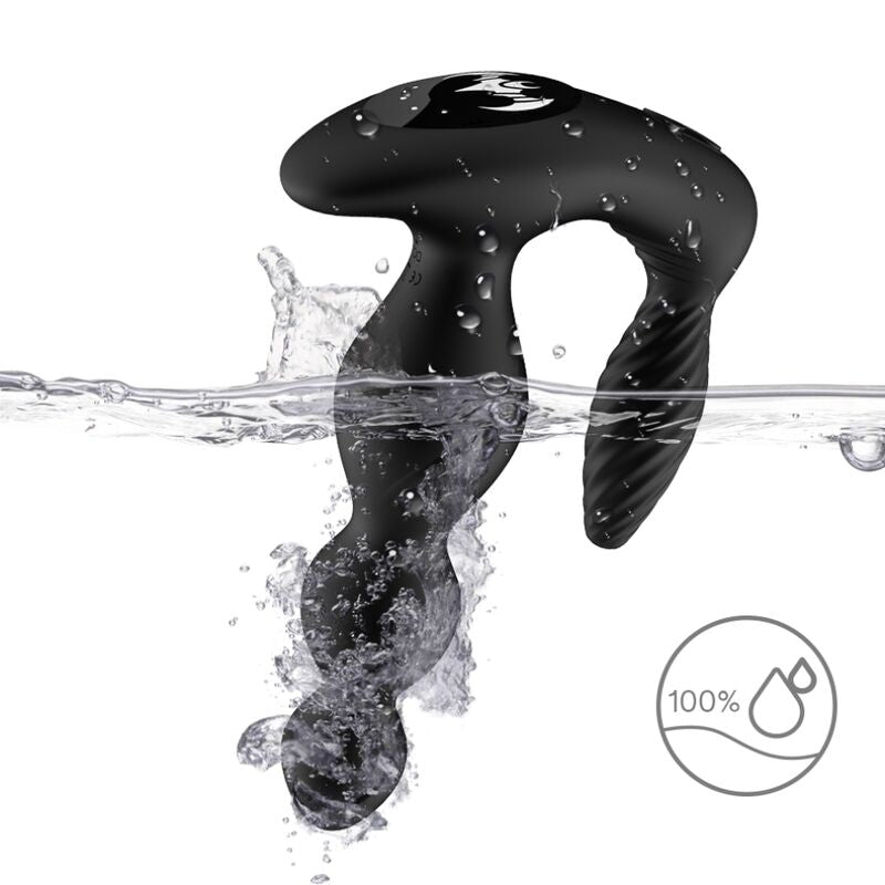 ARMONY - MANFUN VIBRATOR & STIMULATOR ANAL PLUG FERNBEDIENUNG SCHWARZ Analplug diskret online kaufen