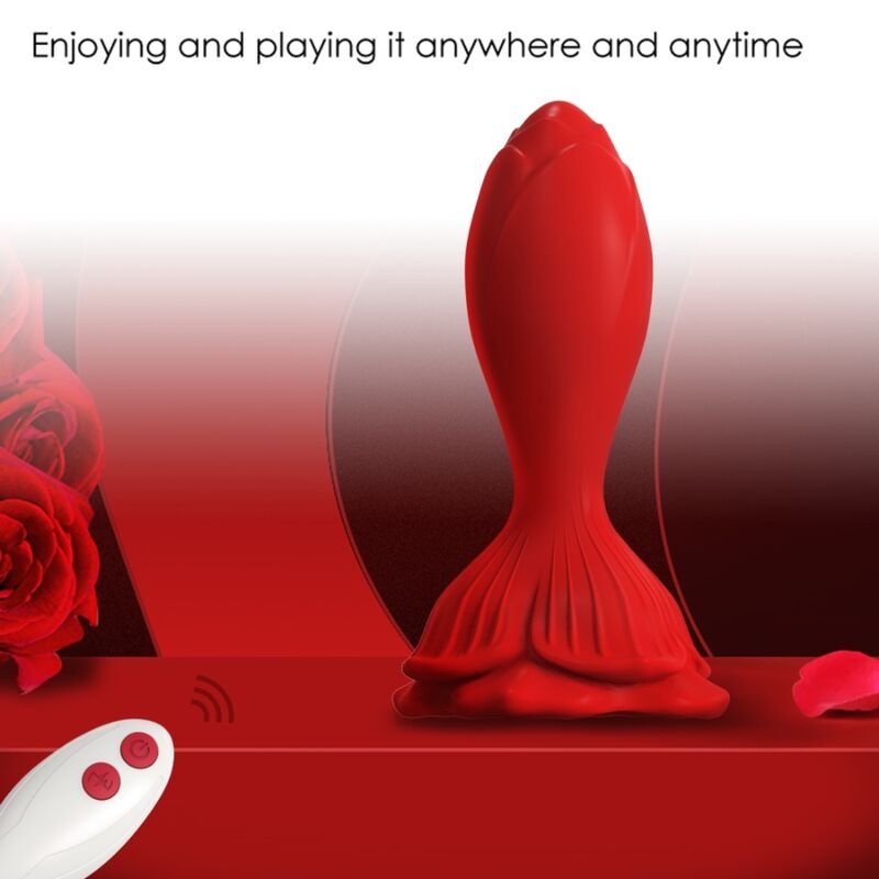 ARMONY - ROSA VIBRATOR & ANALPLUG KLEINE FERNBEDIENUNG ROT bei Secret Pulse im Erotikshop