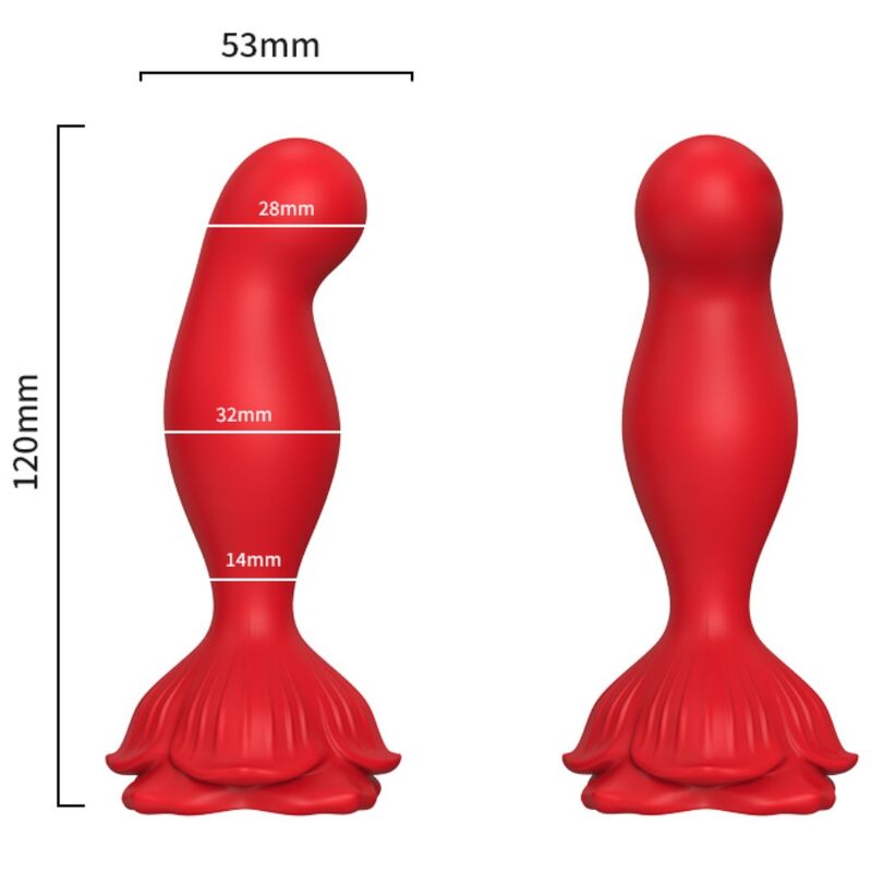 ARMONY Rosa Vibrator & Analplug Rot – Ergonomisch mit Fernbedienung für sinnliche und diskrete Momente