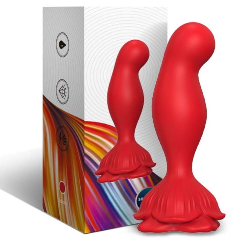 ARMONY Rosa Vibrator & Analplug Rot – Ergonomisch mit Fernbedienung hochwertiges Intimtoy
