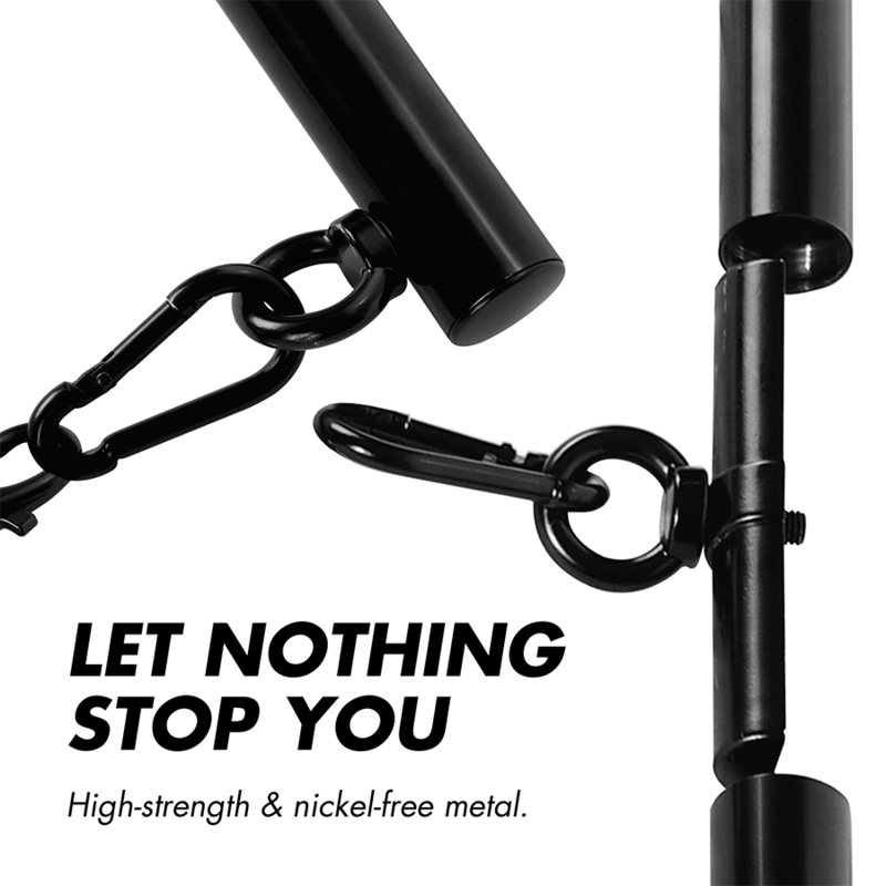 FETISH SUBMISSIVE BONDAGE - VERSTELLBARE TRENNSTANGE 4 STÜCK – Bondage-Fessel Bild 10
