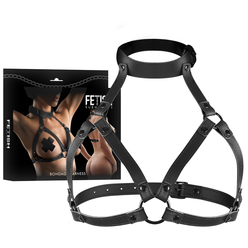 FETISH SUBMISSIVE BONDAGE - VERSTELLBARER BRUSTGURT – Bondage-Fessel Bild 4