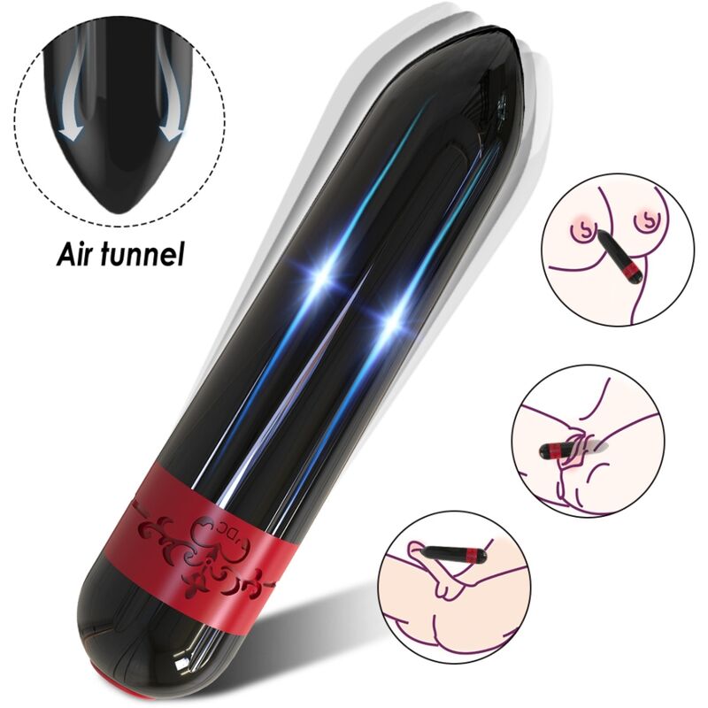 ARMONY - RAKETENVIBRATOR BULLET SCHWARZ für sinnliche Momente allein oder zu zweit