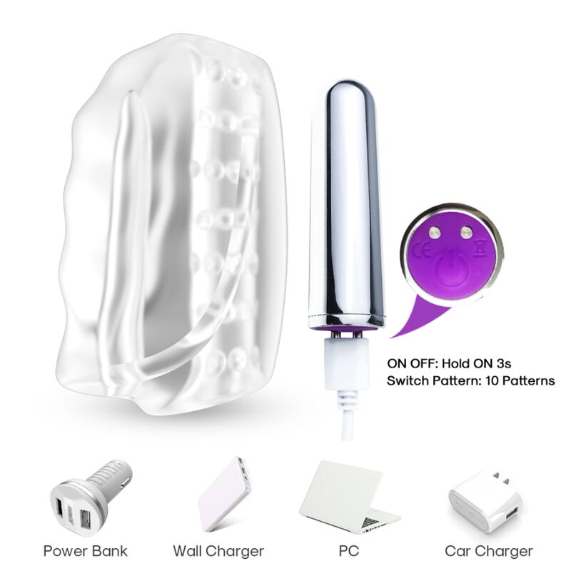 ARMONY - MASTER MASTURBATOR & VIBRATOR TRANSPARENT Masturbator diskret online kaufen