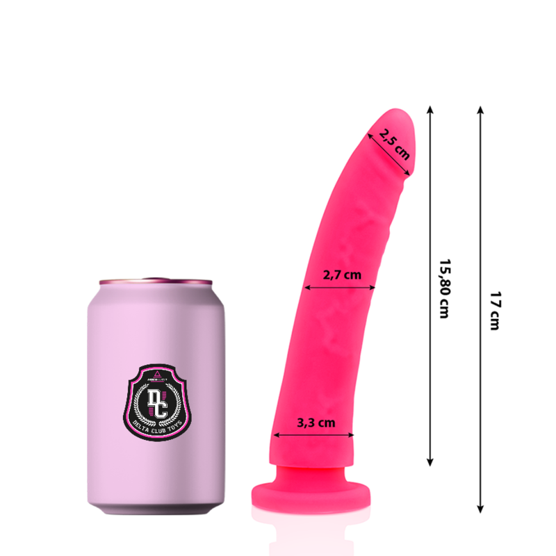DELTA CLUB - TOYS ROSA DILDO MEDIZINISCHES SILIKON 17 CM -O- 3 CM Dildo diskret online kaufen