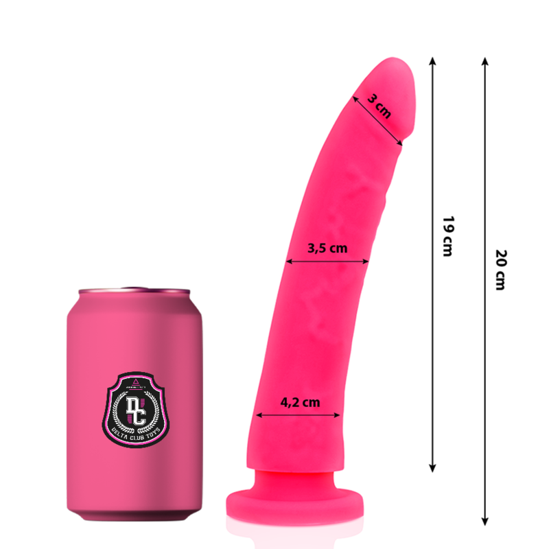 DELTA CLUB - TOYS ROSA DILDO MEDIZINISCHES SILIKON 20 CM -O- 4 CM Dildo diskret online kaufen