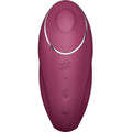 SATISFYER - TAP & CLIMAX 1 AUFLEGVIBRATOR ROT – Klitorisstimulator Bild 1