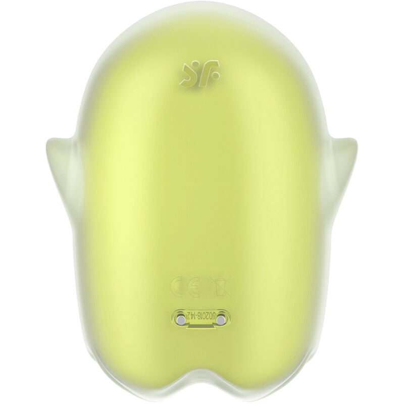 SATISFYER - GLOWING GHOST AIR PULSE & VIBRATOR GELB – Klitorisstimulator Bild 6