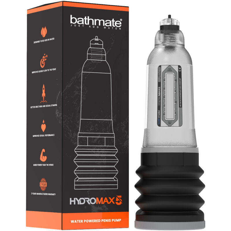 BATHMATE - HYDROMAX 5 TRANSPARENT – Penispumpe Bild 2