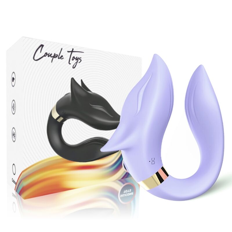 ARMONY - FOX VIBRATOR FÜR PAARE, FERNBEDIENUNG, LILA hochwertiges Sextoy bei Secret Pulse