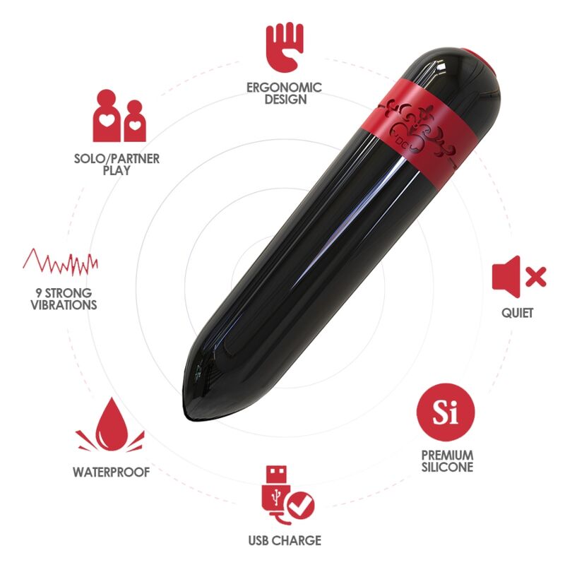 ARMONY - ROCKET VIBRATOR BULLET FERNBEDIENUNG SCHWARZ Vibrator diskret online kaufen