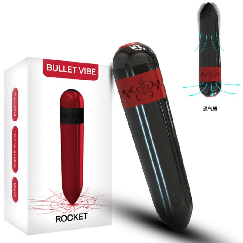 ARMONY - ROCKET VIBRATOR BULLET FERNBEDIENUNG SCHWARZ für sinnliche Momente allein oder zu zweit